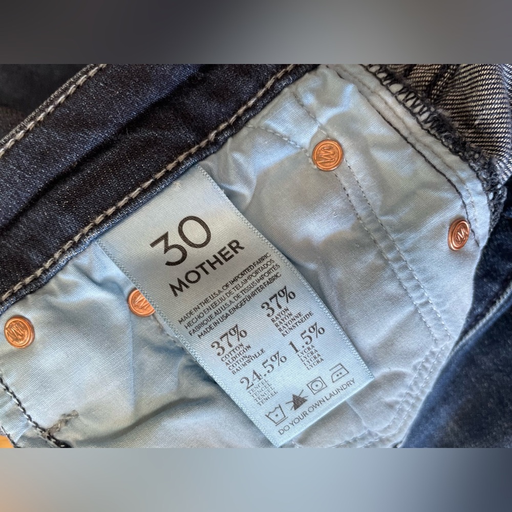 Mother the Wilder aka Goddess Sz 30 flare jeans - Picture 7 of 9